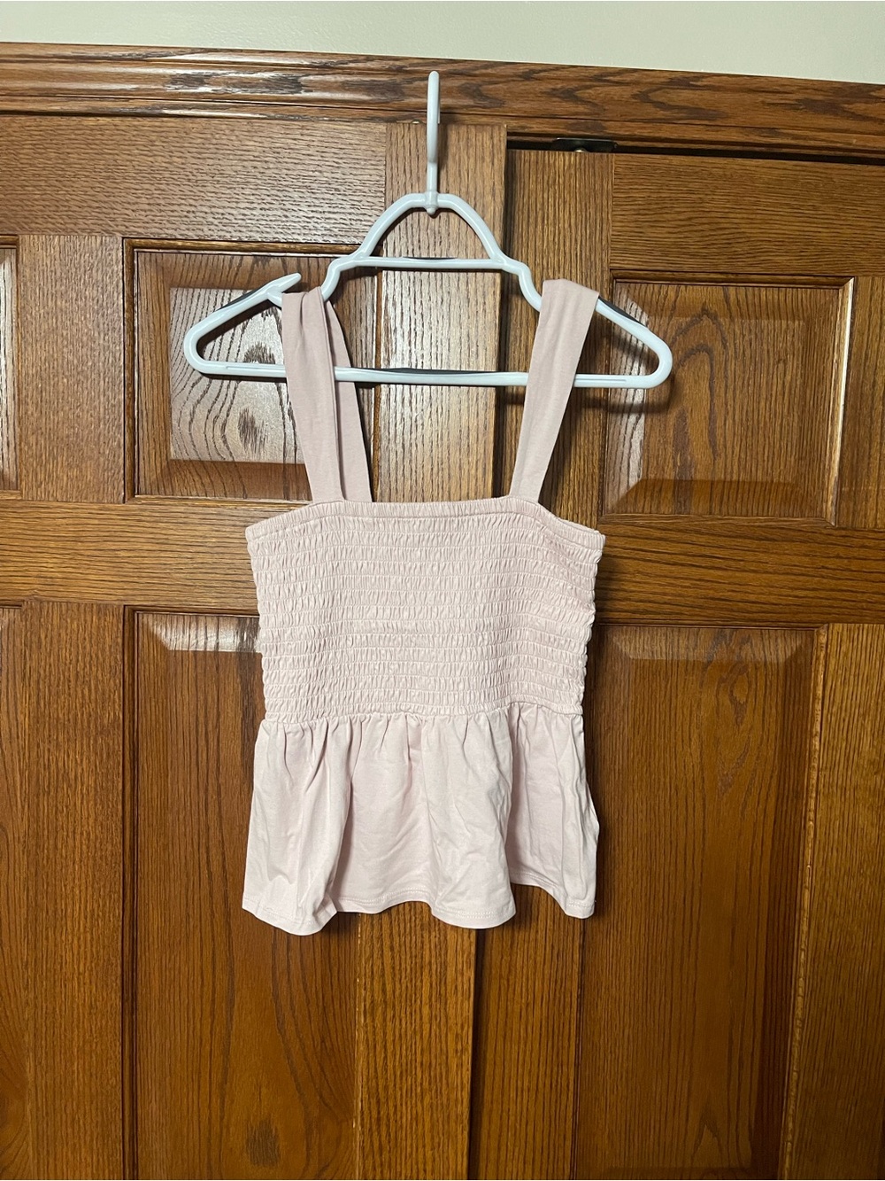 Express Pink Smocked Top - Size S